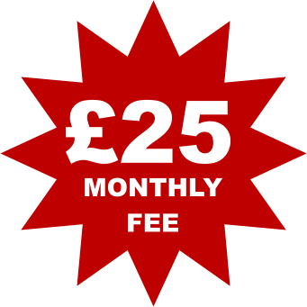 £25 MONTHLY FEE